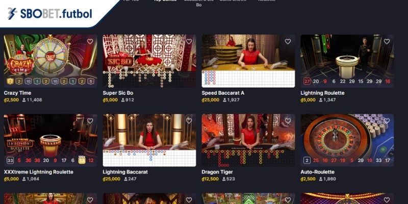 Tính năng nổi bật tại EVO online tại SBOBET