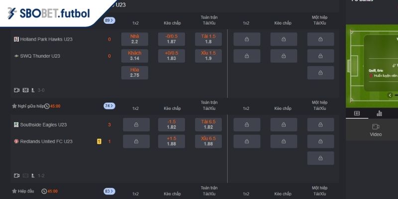 Kèo Chấp 1/2 SBOBET - Cách Đọc, Ví Dụ Thực Tế Và Chiến Thuật 2 Hướng dẫn đọc và ví dụ kèo chấp 1/2 tại SBOBET