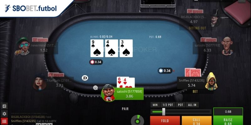 Thử sức với Poker trực tuyến