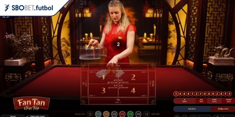 Fantan tại SE trực tuyến SBOBET